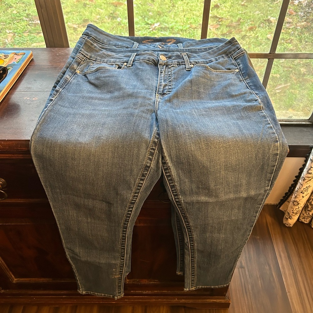 TWO Seven7 Women's Tummyless High-Rise Skinny Jeans